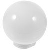 Generic Acrylic Lamp Post Globe:5.89" Globe Lamp Shade White Replacement