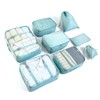BillyBath Packing cubes Suitcase Organiser Set, 8 Pieces Clothes Bags