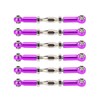 6Pcs Aluminum Alloy Adjustable Push RodsTurnbuckle Rod Linkage Accessories for