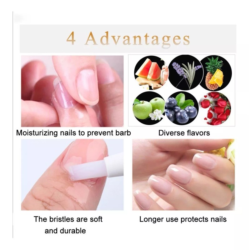 Honey Nail Aceite Revitalizador De Cutícula Tratamiento De Uñas 12pzas