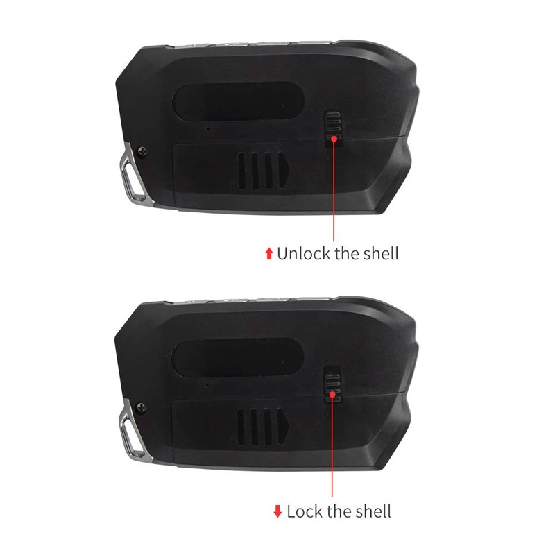 EASYGUARD EC201-M9 2 Way Car Alarm System with 1.73 inch