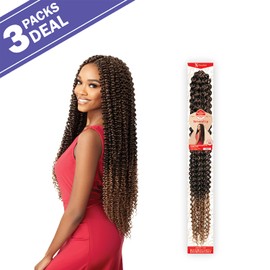 Sun Taiyang Outre Crochet Braids X Pression Twisted Up Passion Water Wave II 26inch Super Long 3 PACK 2T1B425