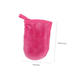 BIUDECO Super Exfoliating Face Washing Mitts 6pcs Microfiber Facial Cleaning Gloves Makeup Remover Mittens for Eyes Skin-safe Material Easy to Clean and Wash