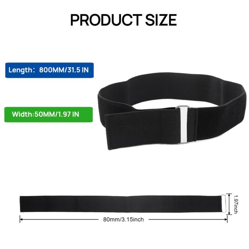 4-Pack Adjustable Ladder Strap – Heavy Duty Hook & Loop