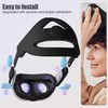 Orzero Head Strap Compatible for Quest 3S/Quest 3/Quest 2 Accessories