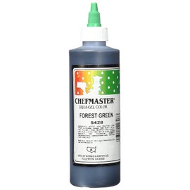 Chefmaster Liqua-Gel Food Color, 10.5-Ounce, Forest Green