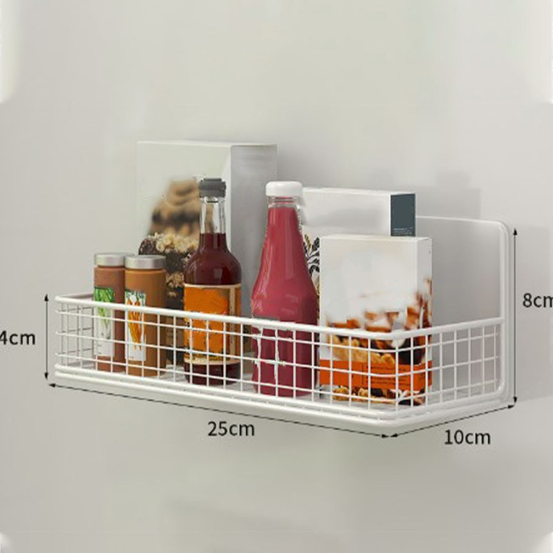 Magnetic Spice Rack for Refrigerator Iron Painting Space Saving Spice