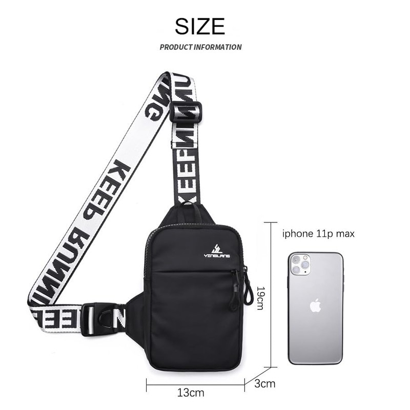 §SEYIXU Shoulder Bag, Mini Bag, Men's, Smartphone Pouch, Crossbody Bag,