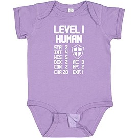 inktastic Level 1 Human Baby Bodysuit 18 Months Lavender 28f5f