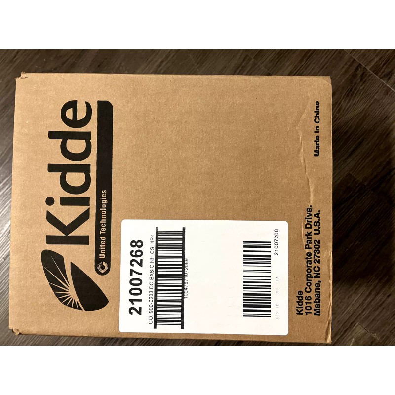 Kidde Night Hawk Carbon Monoxide Alarm P/N 900-0233 Model KN-COB-B-LP