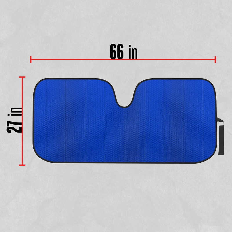 Motor Trend Front Windshield Sun Shade - Jumbo Accordion Folding