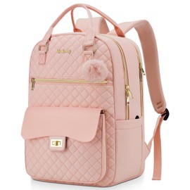 VANKANY Backpacks for Girls, Cute School Bag for Kids Elementary Middle High School College Women, Fashion Bookbag for Teenagers, Pink