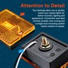 TRUE MODS 4pc 2x3 3x2 Inch Amber LED Stud-Mount Side