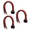 3 Pcs 16 Pin OBD2 Female Connector Cables 30cm J1962
