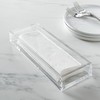Huang Acrylic Clear Hand Towel Tray 11"x4" (10.5"x3.5" Internal) |