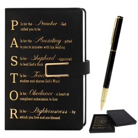 Keluna Pastors Appreciation Gifts Set - Pastors Fathers Day Christmas Retirement Easter Anniversary Church Birthday Gifts, Include a Journal Notebook and Clergy Pen for Ordination Minister Priest