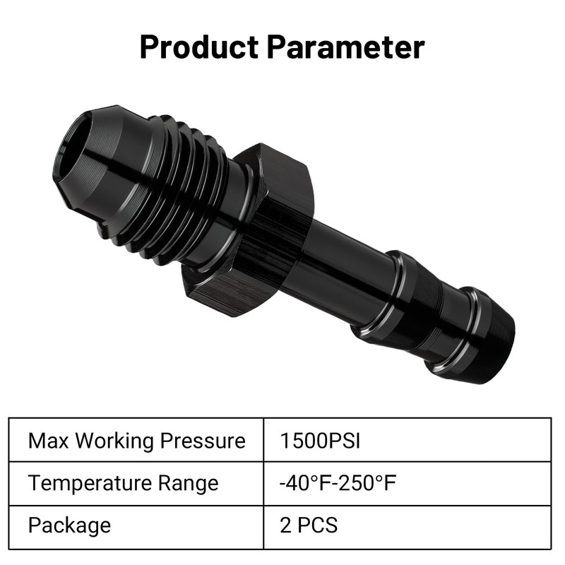 EVIL ENERGY 4AN Male to 1/4" Barb Push on Fitting