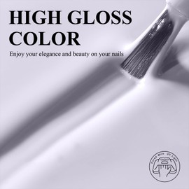 Imtiti Warm White Gel Nail Polish, 1Pcs Pure White Gel Polish Soak Off UV LED Gel Polish, Long Lasting, Nail Art Manicure Salon DIY at Home for Autumn and Winter (0.34 Fl Oz-1923)