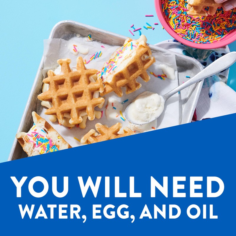 Krusteaz Light and Crispy Belgian Waffle Mix, 28 oz Box