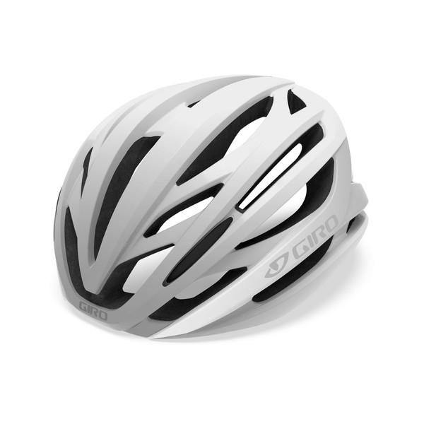 Giro Unisex's Syntax Road Helmet, Matte White/Silver, Small/51-55 cm