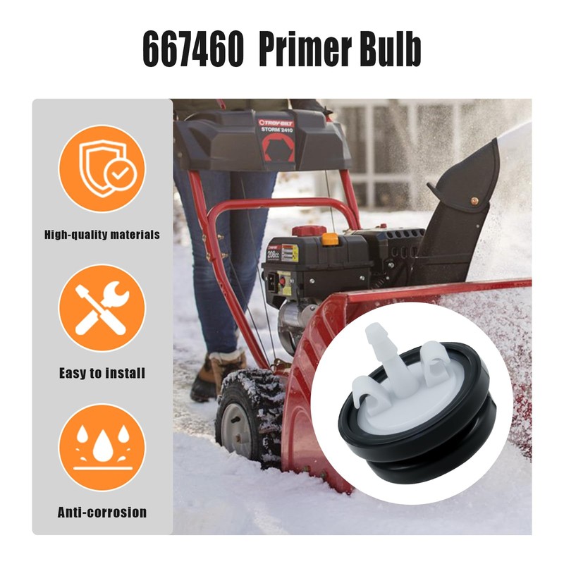 JEYPSHQP 667460 Primer Bulb Assembly - Direct Replacement for Toro
