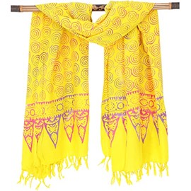 Guru-Shop Bali Batik Sarong for Men and Women, Wall Hanging, Wrap Skirt, Sarong Dress, Beach Towel, Beige, Synthetic, Size: One Size, Sarongs, Beach Towels, Alternative Clothing