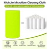 KitchLife Microfiber Cleaning Cloth Roll, 100 Pack - Tear-Away Microfiber
