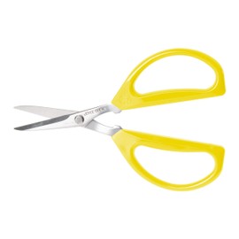 Joyce Chen Original Unlimited Tijeras de cocina multiusos con asas cómodas, color amarillo