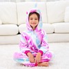 Piefry Soft Unicorn Sleepsuit Romper Unicorn Sleepsuit for Girls, Pink/Purple