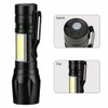 Battery Connection MIni COB LED Flashlight Tactical Light Super Bright