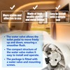385314349 RV Water Valve Assembly Camper Trailer Toilet Repair Kit