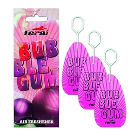 Feral Air-Freshener Bubble - Hanging Air Freshener with Fresh & Long Lasting Fresheners Smell - Air Freshener for Car, Truck, Marine, Household, Office - (Bubble, Pack of 3)