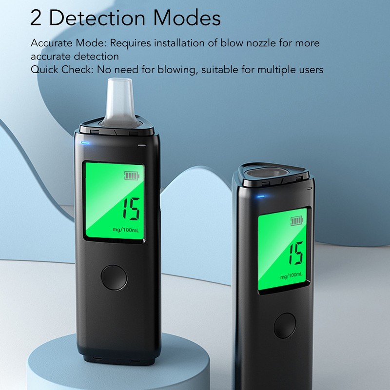 Air Blowing Breath Tester Digital Display Drunk Detector for Household