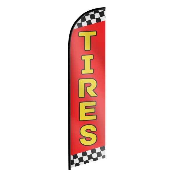 Tires Feather Flag - Advertising Flags - Tire for Sale