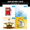 CADUFUELLY 2Pcs 5mm OD 1/4 Inch Fuel Hose Check Valve