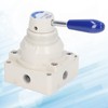 Air Hand Valve Rotary Lever 2 Position 4 Way Pneumatic