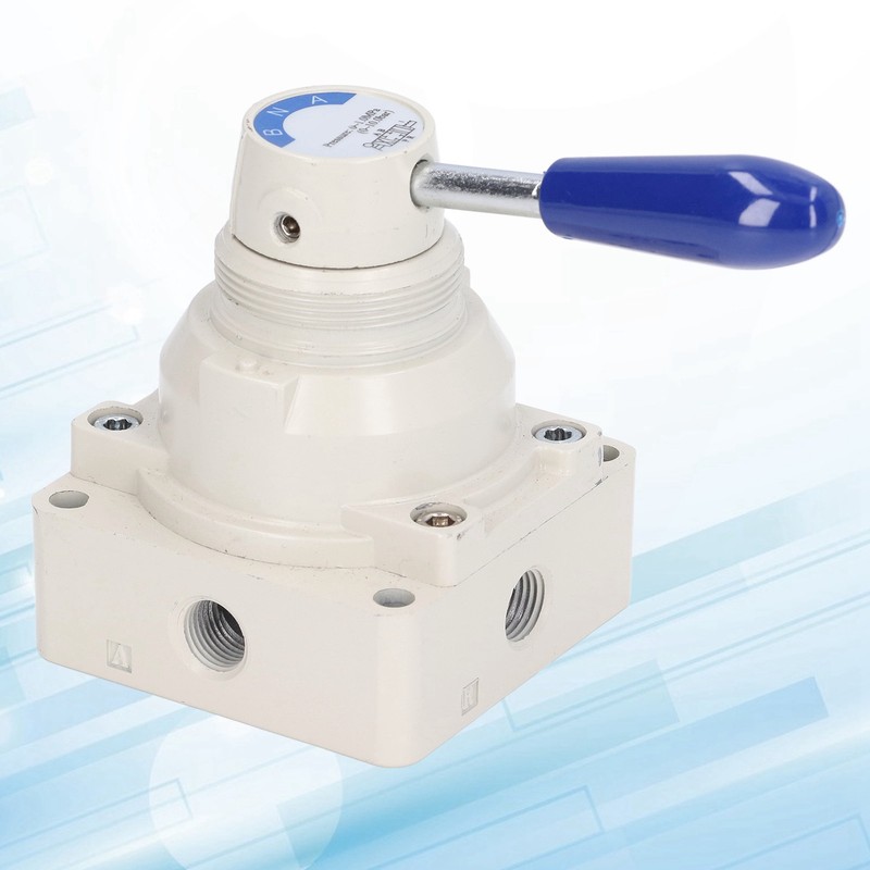 Air Hand Valve Rotary Lever 2 Position 4 Way Pneumatic
