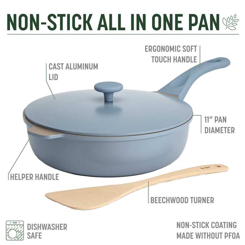Goodful All-in-One Pan, Multilayer Nonstick, High-Performance Cast Construction, Multipurpose Design