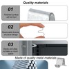 16pcs Cabinet Shelf Clips, Heavy Duty Shelving Brackets Clips Shelf