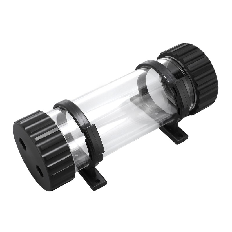 Cylindrical Water Cooling Tank PC Water Tank Built in Filtration