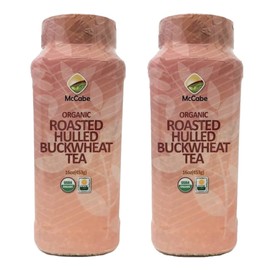 McCabe Organic Roasted Hulled Buckwheat Tea - Buckwheat Tea | Rich with Fiber & Minerals | USDA and CCOF Certified | Product of USA | 1Lb (Pack of 2)