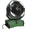 ELZO 30000mAh Camping Fan with LED Light, Max 70H Working,