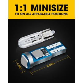 Antline T5 37 74 2721 PC74 PC37 LED Bulb Green, Super Bright Canbus Error Free 12 Volt Replacements for Interior Dashboard Indicator Instrument Panel Gauge Cluster Dome Map Lamp Lights (Pack of 10)