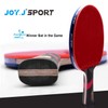 JOYJ Professional Table Tennis Paddle with Case, ITTF Approved Ping