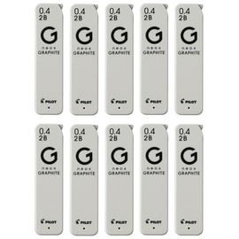 PILOT 10HRFG042B Sharp Leads Neox Graphite 0.4mm 2B 10pcs