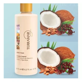 Terramar Crema Corporal Con Almendra, Coco Y Algas Rojas