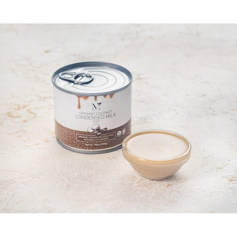 Mementa Inc Organic Vegan Coconut Milk Condensed Sweetened Milk Coffee