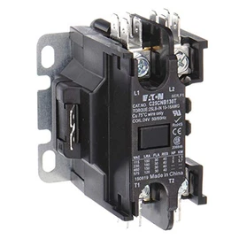 Eaton C25CNB130T Definite Purpose Contactor 30 Amp, 1 Pole, 24V