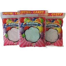 Cotton Candy, 1 oz bags - Rainbow Themed (12 count)