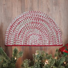 Colonial Mills Holiday Tweed Hearth Slice - Holiday Tweed 18” x 30”